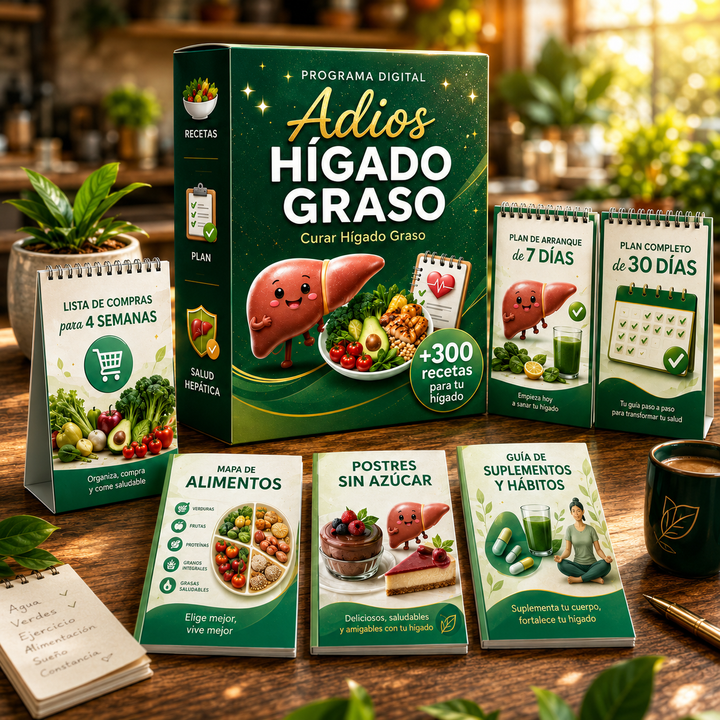 Adiós Hígado Graso — Plan para Cuidar tu Hígado Comiendo Rico
