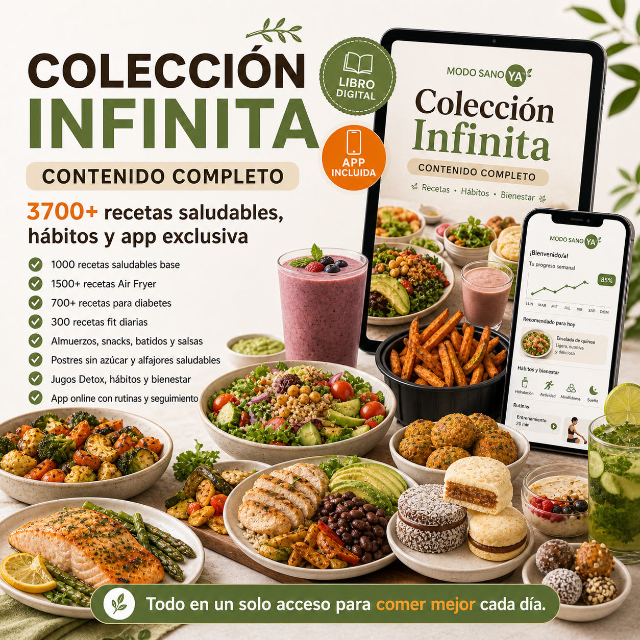 La Colección Infinita de Recetas Anti-Inflamatorias + Bonos
