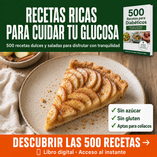 500 Recetas para Diabéticos Sin Azúcar ni Gluten